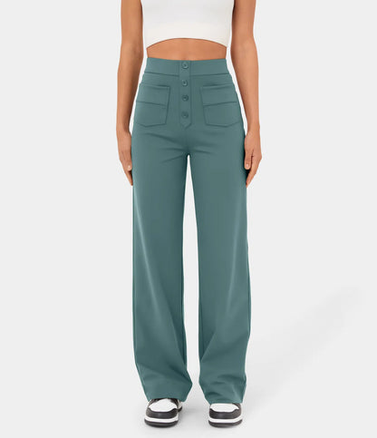 New York High Waisted Straight Leg Pants- Last Summer Sale!