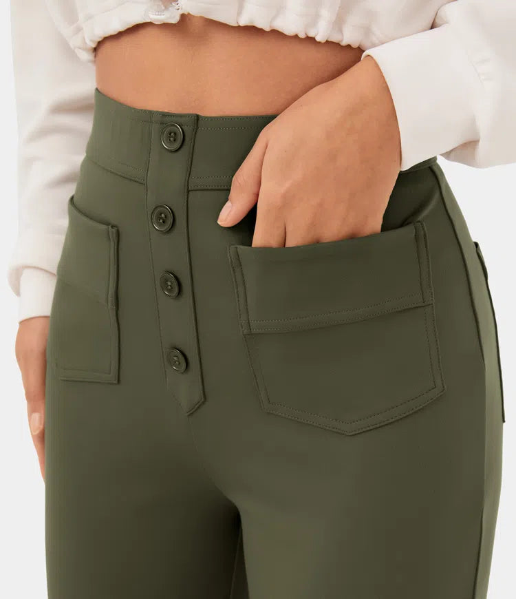 New York High Waisted Straight Leg Pants- Last Summer Sale!