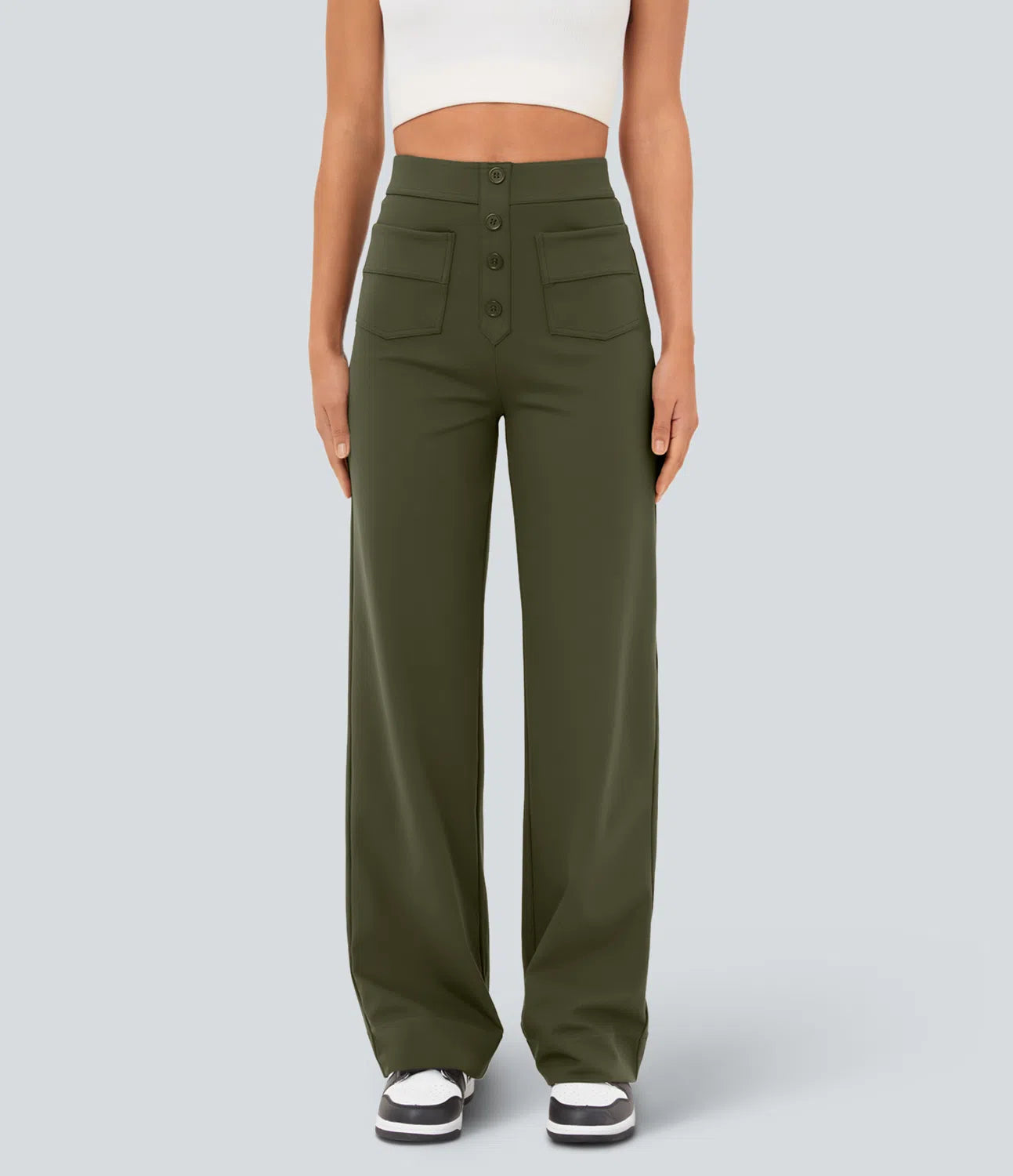 New York High Waisted Straight Leg Pants- Last Summer Sale!