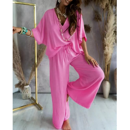 Women’s Casual Loose Solid Color Suit- Last Summer Sale