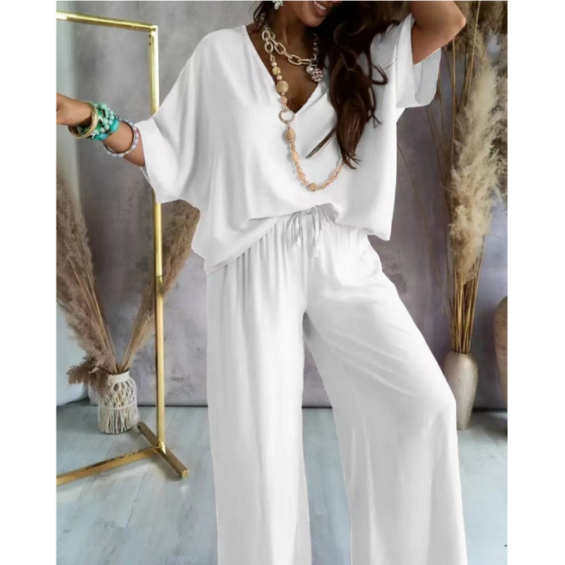 Women’s Casual Loose Solid Color Suit- Last Summer Sale