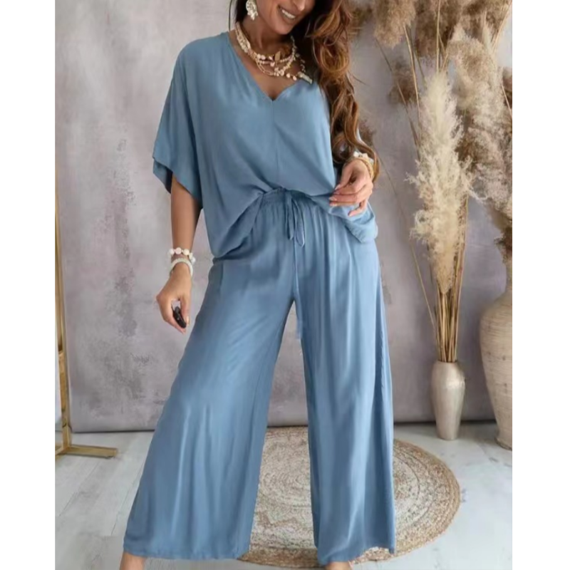 Women’s Casual Loose Solid Color Suit- Last Summer Sale