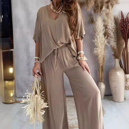 Women’s Casual Loose Solid Color Suit- Last Summer Sale