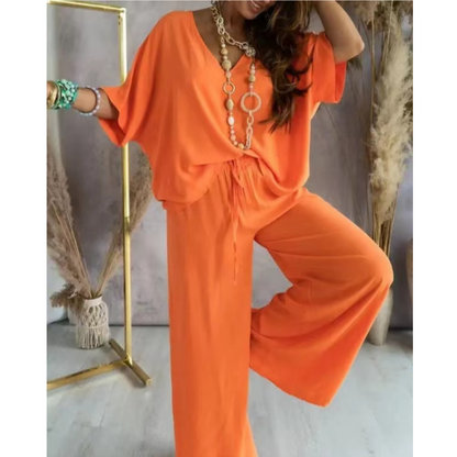 Women’s Casual Loose Solid Color Suit- Last Summer Sale