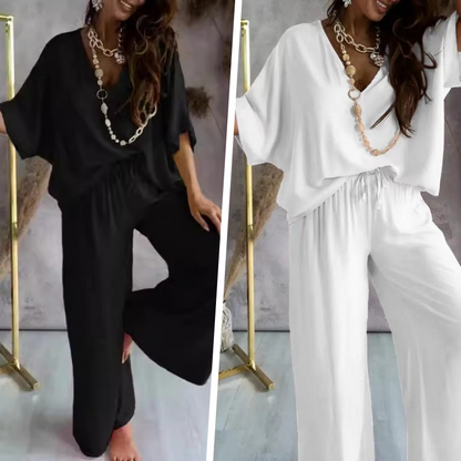 Women’s Casual Loose Solid Color Suit- Last Summer Sale